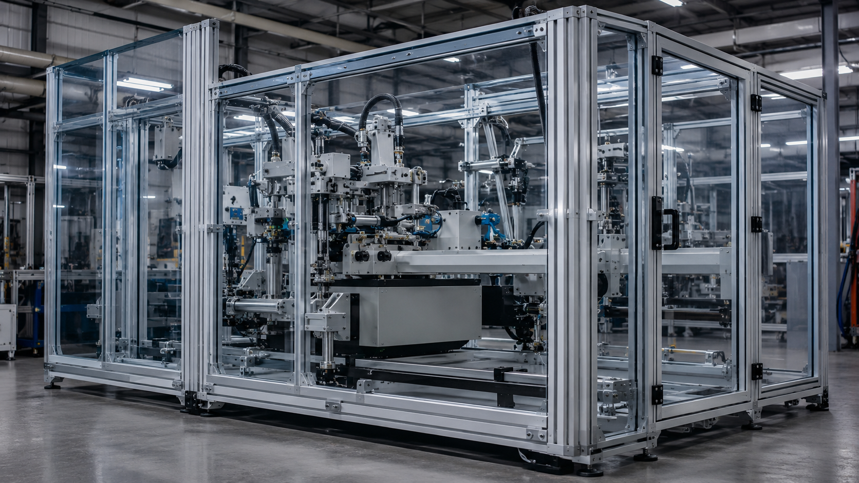 Proteções transparentes industriais